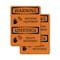 Signmission Rotating Equipment With Symbol Bilingual OSHA Warning Sign, Vinyl Decal, 7in W x 10in L, 2PK OS-2PACK-WS-D-710-L-12829 - alternate 1